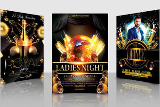 do party, club, event, birthday, nightclub, church flyers and posters
