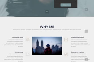 develop a responsive website using bootstrap framework