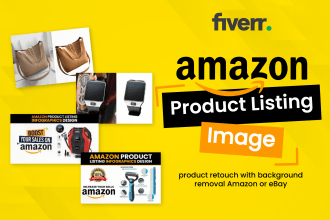 create quick amazon ebc product photography editing or amazon fba listing design