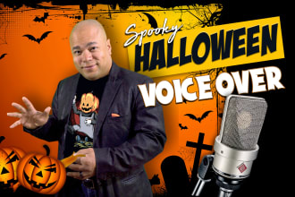 create a spooky halloween voice for you