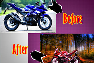 do remove background and change colour