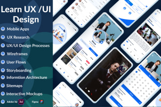 professional online tutor for UX UI design with figma and xd