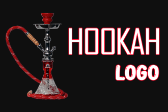 create hookah, sports and club logo design