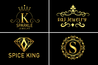 do modern jewelry luxury signature fashion cosmetic boutique unique logo design