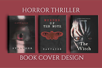 make professional horror and thriller book covers