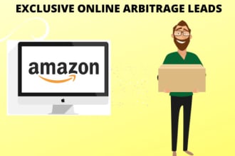 provide 1 replenishable lead for amazon online arbitrage
