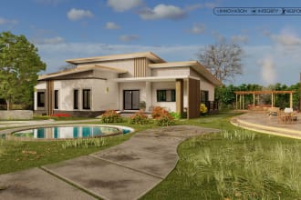 design and renderings backyard as a landscape architect