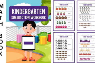 design custom math worksheets workbook for you
