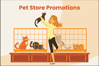 do undefined promotion for your dog, pet and animal store to trillions lovers