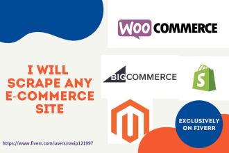 scrape any ecommerce site and import to your website