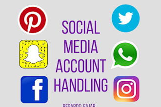 be a pro manager and handler of your social media accounts