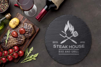 do redesign restaurant, bbq, grill logo