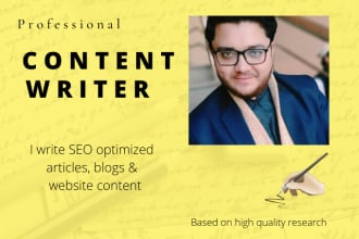 be your professional freelance content writer