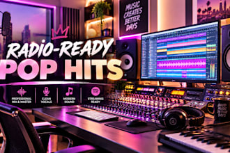 be your professional pop music producer and mix engineer