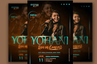 create amazing food flyer design, food menu or event flyer