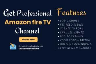 develop professional amazon fire tv channel