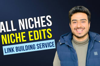 do link insertion, niche edit and curated links SEO backlink service