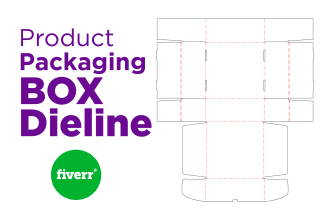 create die lines for custom box packaging dieline