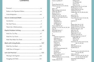 create front content table and back index with page numbers