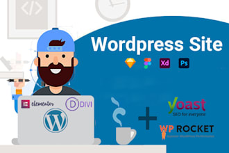 turn your design to  wordpress with elementor pro