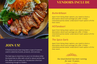 do a professional brochure design, trifold brochure