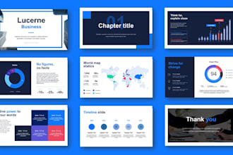 do business powerpoint design or google slides prezi presentation or pitch deck