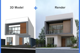 create architectural 3d model on sketchup