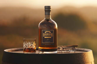 do whiskey label design