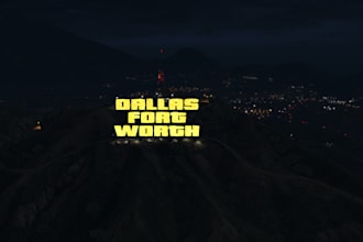 change vinewood sign to sign of your roleplay server
