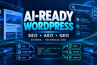 do wordpress SEO, aeo and GEO optimization for google and ai search