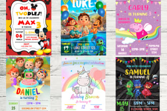design a birthday invitation card