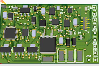 design pcb schematics, 3d models on altium, proteus, easyeda