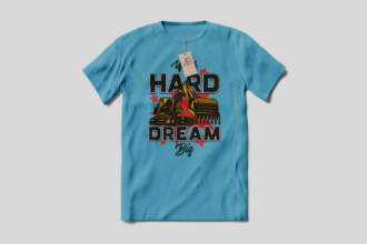 create awesome art illustration for t shirt design