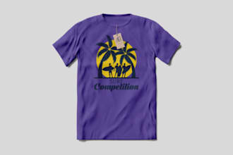 do simple tshirt design with illustration
