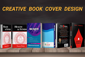do creative ebook KDP kindle book cover design