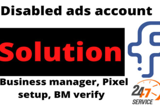 fix  disabled ads account and business manager issues