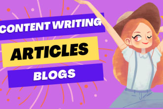 be your SEO website content writer, article, and blog writer