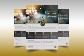 design corporate, event, capability statement, and dl flyer for your business