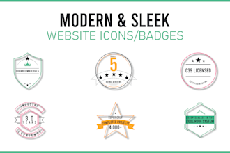 design icons set for web and app