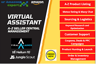 be your fba expert amazon virtual assistant VA