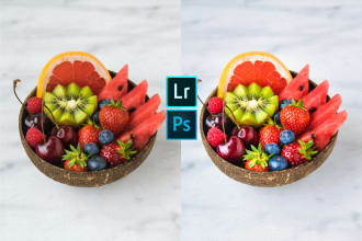edit your food photos for a mouth watering result