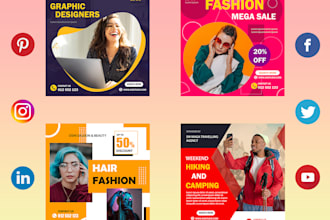 design amazing social media posts and stories