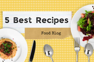 write SEO optimized food blog, cooking recipes, and articles