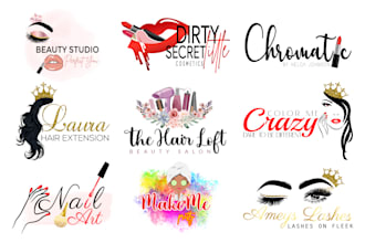 do cosmetic, beauty, spa, hair salon, lash logo