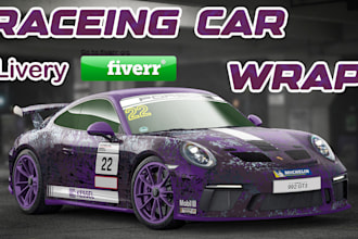 design a professional racing livery for your car