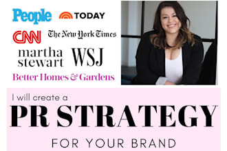 create a strategic PR plan to get your brand noticed
