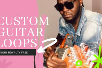 create awesome guitar loops for your beat or song