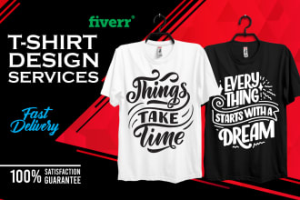 do bulk design typography t shirt design