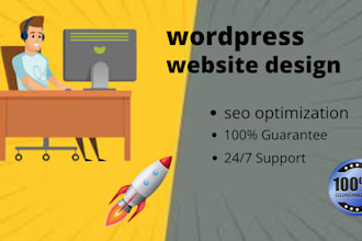 wordpress website  design website development