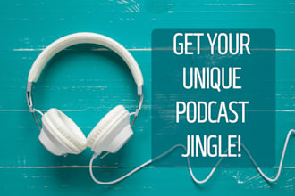 produce your unique podcast jingle
